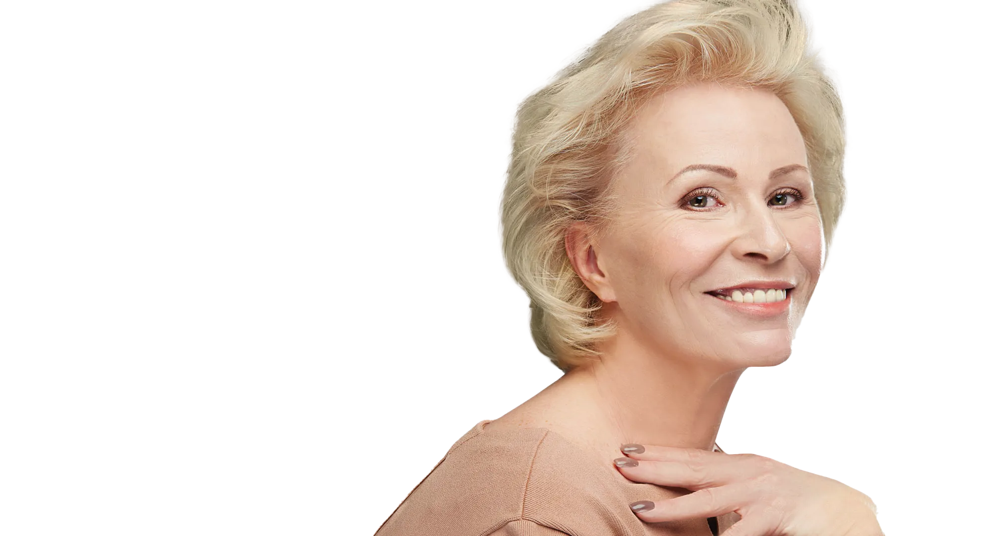 Mrs. Ivana 62 - Facelift with upper and lower eyelid surgery and wrinkle treatment